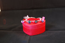Fallout Pink/Black Mini Polyhedral Dice Charm Bracelet