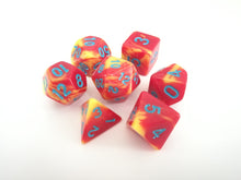 Red/Yellow Dual Colour Dice Set - HD Dice