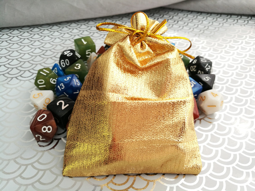 Mysterious Golden Bag of Dice