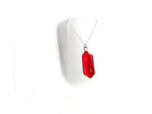 Red Gem Crystal Caste D10 Necklace