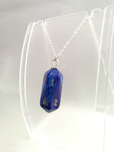 Blue Pearl Crystal Caste D10 Necklace