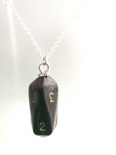 Black Pearl Crystal Caste D10 Necklace