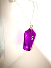 Purple Gem Crystal Caste D10 Necklace