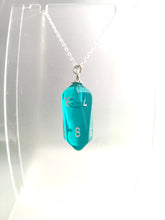 Turquoise Gem Crystal Caste D10 Necklace