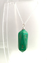 Green Pearl Crystal Caste D10 Necklace